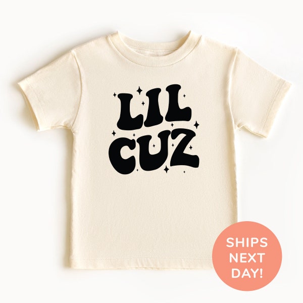 Lil Cuz Shirt and Onesie®, Cousin Toddler & Youth Shirt, Cool Cousin Club Shirt, Baby Announcement Bodysuit, Cousins Gift, Shirt for Kids