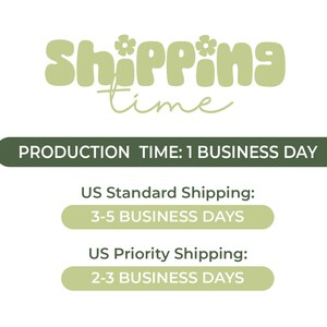 a white background with the words shipping time on it
