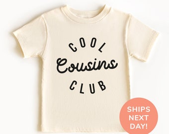 Cool Cousins Club Shirt and Onesie®, Cousins Toddler & Youth Shirt, Cousins Matching Shirt, Cousin Crew Shirt for Kids, Gift for Cousins