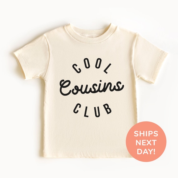 Cool Cousins Club Shirt and Onesie® Cousins Toddler & Youth Shirt Cousins Matching Shirt Cousin Crew Shirt for Kids Gift for Cousins