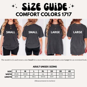 the size guide for a women's t - shirt