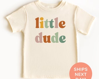 Chemise et grenouillère Little Dude, chemise cool Little Dude pour tout-petits et jeunes, chemise petit garçon pour enfants, cadeau de baby shower, cadeau pour garçons