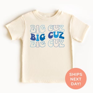 Big Cuz Shirt and Onesie®, Cousin Toddler & Youth Shirt, Cool Cousin Club Shirt, Baby Announcement Bodysuit, Cousins Gift, Shirt for Kids