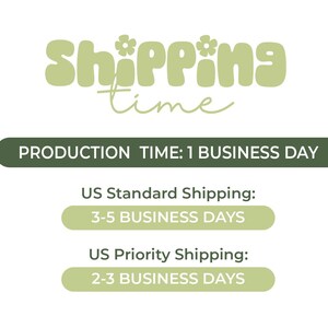 a white background with the words shipping time on it