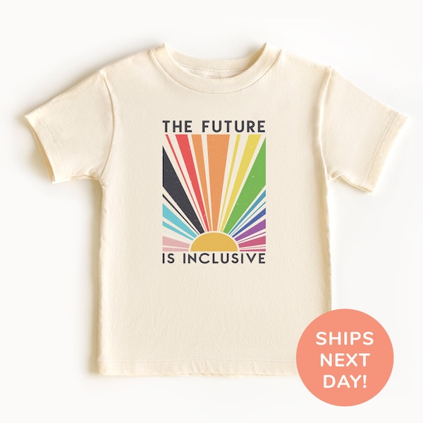 The Future Is Inclusive Shirt and Onesie® Pride Month Toddler & Youth Shirt LGBTQ+ Pride Shirt Equality Shirt Pride Shirt for Kids