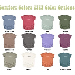 a group of different colors of shirts