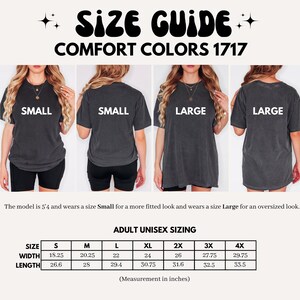 the size guide for a women's t - shirt