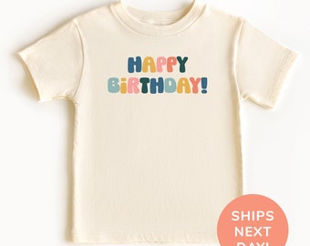 Happy Birthday Shirt and Onesie®, Birthday Toddler & Youth Shirt, Birthday Party Shirt, Birthday Celebrant Shirt, Birthday Gift