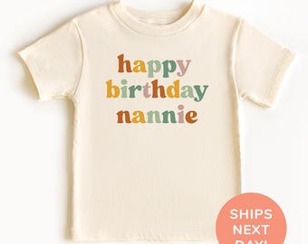 Camiseta y body de cumpleaños para la abuela, la mejor camiseta para mamá y bebé, body para bebé para el cumpleaños de la abuela, camiseta para fiesta de cumpleaños para niños.