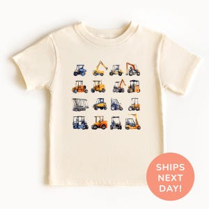 Maglietta e tutina per camion da costruzione®, maglietta per amanti dei camion, maglietta per macchinari pesanti, maglietta per caricatrici, maglietta per bambini, regalo per ragazzi