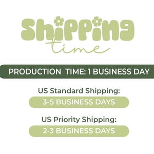 a white background with the words shipping time on it