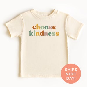 Choose Kindness Shirt and Onesie®, Be Kind Toddler Shirt, Inspirational Kids Shirt, Positivity Shirt, Toddler & Youth Shirt, Gift for Kids