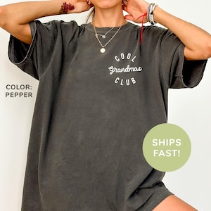 Comfort Colors® Cool Grandmas Club Shirt, Mother's Day Shirt, Best Grandma Shirt, Cool Grandma Shirt, Nana Shirt, Gift from Grandkids
