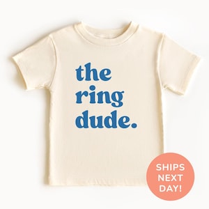 Der Ring Dude Shirt, Ringträger Shirt, Hochzeit Party Kinder Shirt, Brautparty Shirt, Ring Dude Vorschlag Geschenk, Ring Sicherheit Shirt für Kinder