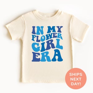In My Flower Girl Era Shirt, Flower Girl Toddler Shirt, Wedding Party Kids Shirt, Bridal Party Shirt for Kids, Wedding Souvenir Gift