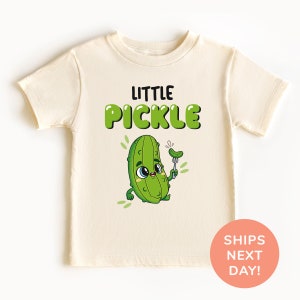 Little Pickle Shirt, Cute Pickle Baby Bodysuit, Cute Baby Onesie®, Cute Vegan Baby Clothing, Funny Toddler Shirt, Baby Shirt, Shirt for Kids