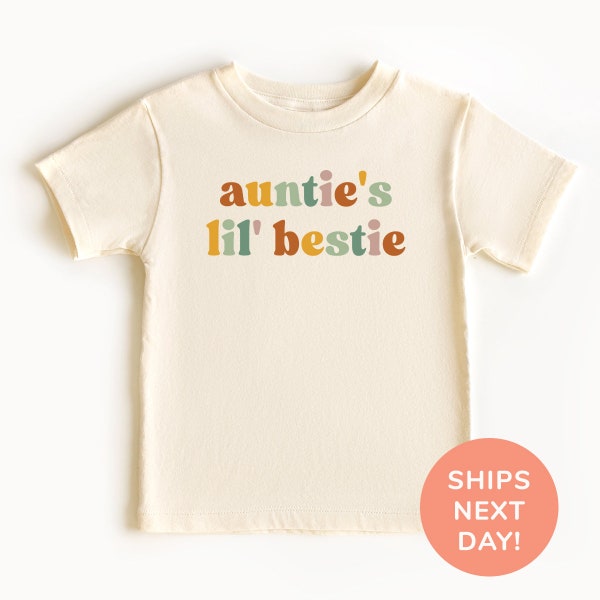 Auntie’s Lil’ Bestie Shirt and Onesie®, Aunt’s Favorite Toddler & Youth Shirt, Little Bestie Shirt, Niece and Nephew Shirt, Gift for Aunt