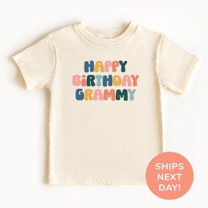Grammy Shirt und Onesie®, beste Oma Kleinkind Shirt, Baby Body für Grammy Geburtstag, Geburtstagsparty Shirt für Kinder