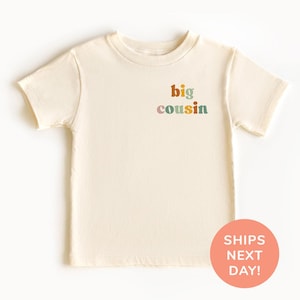 Big Cousin Shirt and Onesie®, Cousin Toddler & Youth Shirt, Cool Cousin Club Shirt, Baby Announcement Bodysuit, Cousins Gift, Shirt for Kids