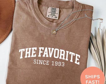 Comfort Colors® La camisa favorita de mamá Camisa favorita del niño Camisa favorita personalizada para la hija Regalo personalizado para la hija