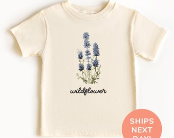 Wildflowers Shirt and Onesie®, Flower Lover Toddler & Youth Shirt, Boho Flower Bodysuit, Wildflower Kids Shirt, Floral Gift for Kids