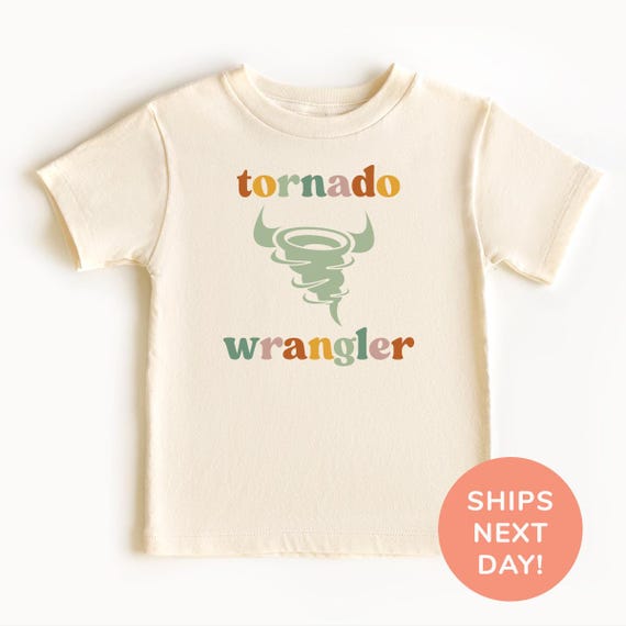 Tornado Wrangler Shirt and Onesie® Storm Chaser Toddler & Youth Shirt Trendy Shirt for Kids