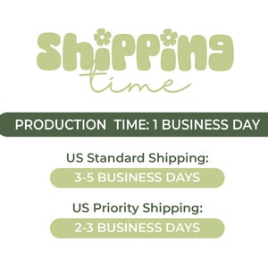 a white background with the words shipping time on it