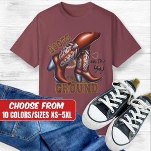 Boot auf dem Boden Shirt T-Shirt, wo sie Fans bei Shirt, County Line Dance, Mädchen greifen Ihre Fans Shirt T-Shirt, Stiefel auf dem Boden T-Shirt