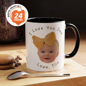 Best Dad Ever Mug, Father&#39;s Day Gift, Personalized with Photo of Kids, Best Dad Ever Mug, Father&#39;s Day Gift, Customized with Photo of Kids