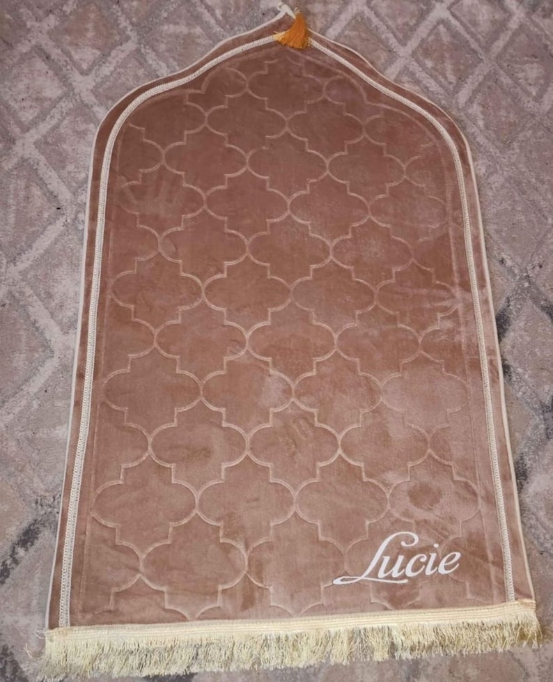 Tapis de prière personnalisé, pour couple, enfant, cadeau de fête, de l'Aid, de mariage, d'anniversaire, Ramadan, islamique de mutant,hajj image 5