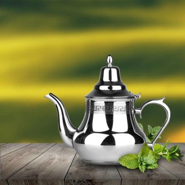 Moroccan teapot Marrakech - Induction - Stainless steel - 1.6 liters