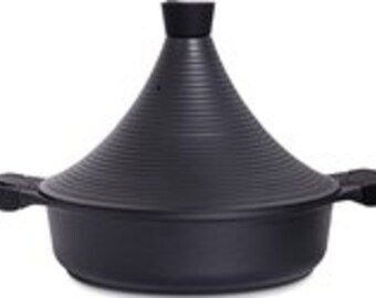 Marokkanische Tajine für 3 Personen, arabisches Design, antihaftbeschichtet, Induktion