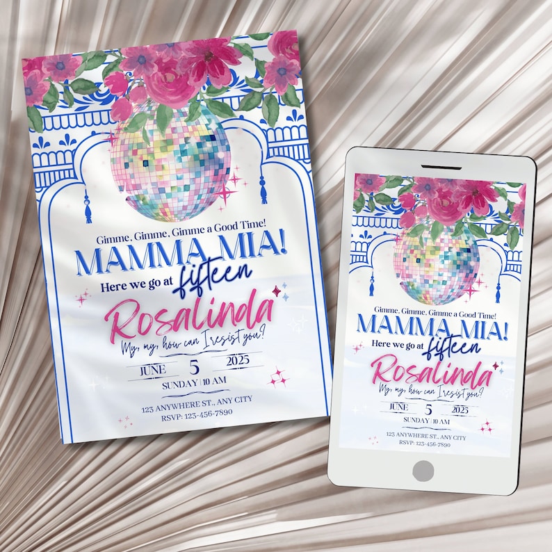 Mamma Mia Mamma Mia Invite Template Quinceanera Invitations Template Mamma Mia Mamma Mia Invite Template Quinceanera Invitations Template