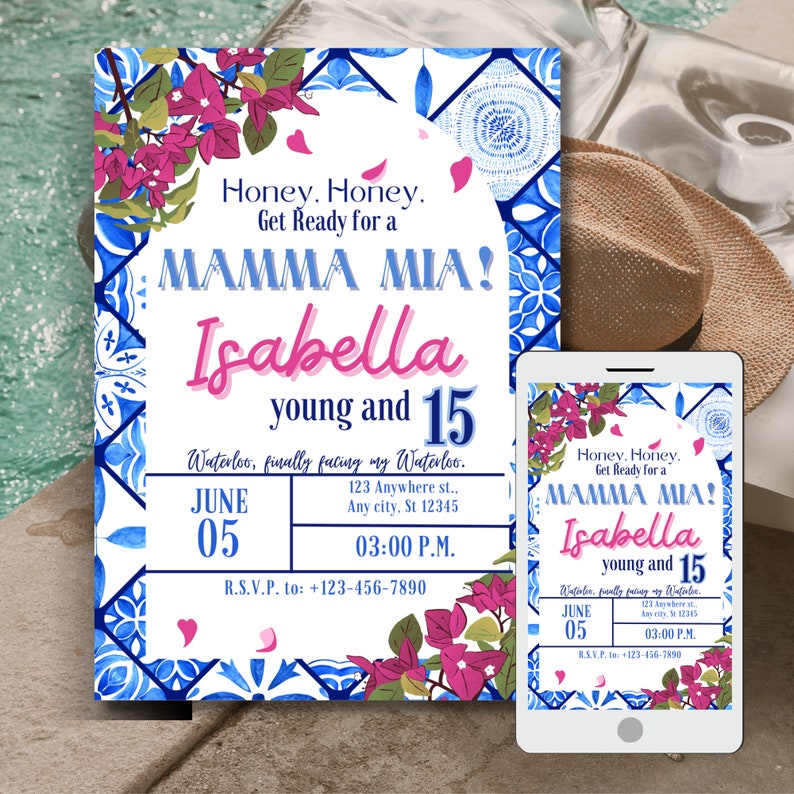 Mamma Mia Mamma Mia Invite Template Quinceanera Invitations Template Mamma Mia Mamma Mia Invite Template Quinceanera Invitations Template