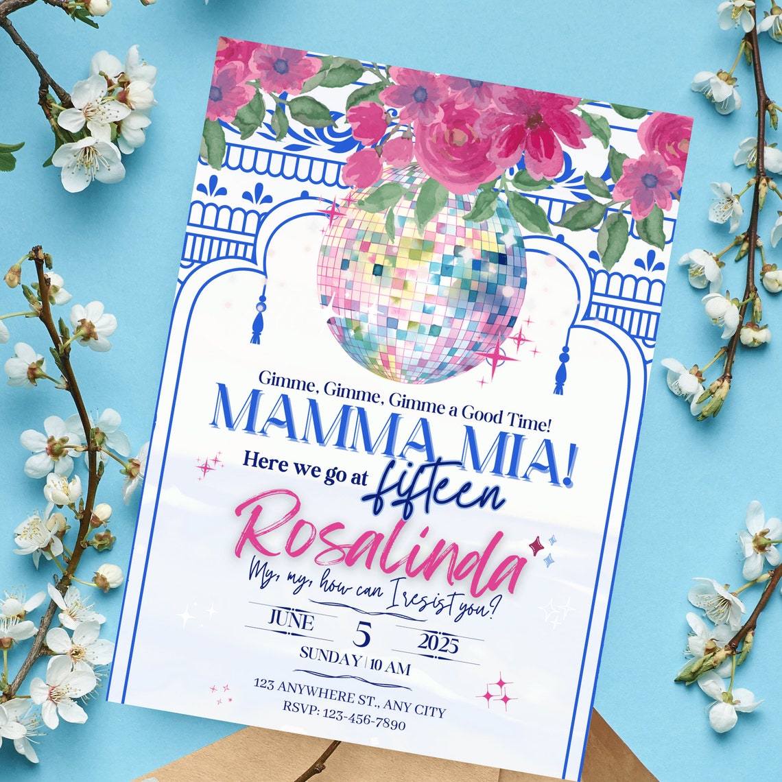 Mamma Mia Mamma Mia Invite Template Quinceanera Invitations Template Mamma Mia Mamma Mia Invite Template Quinceanera Invitations Template