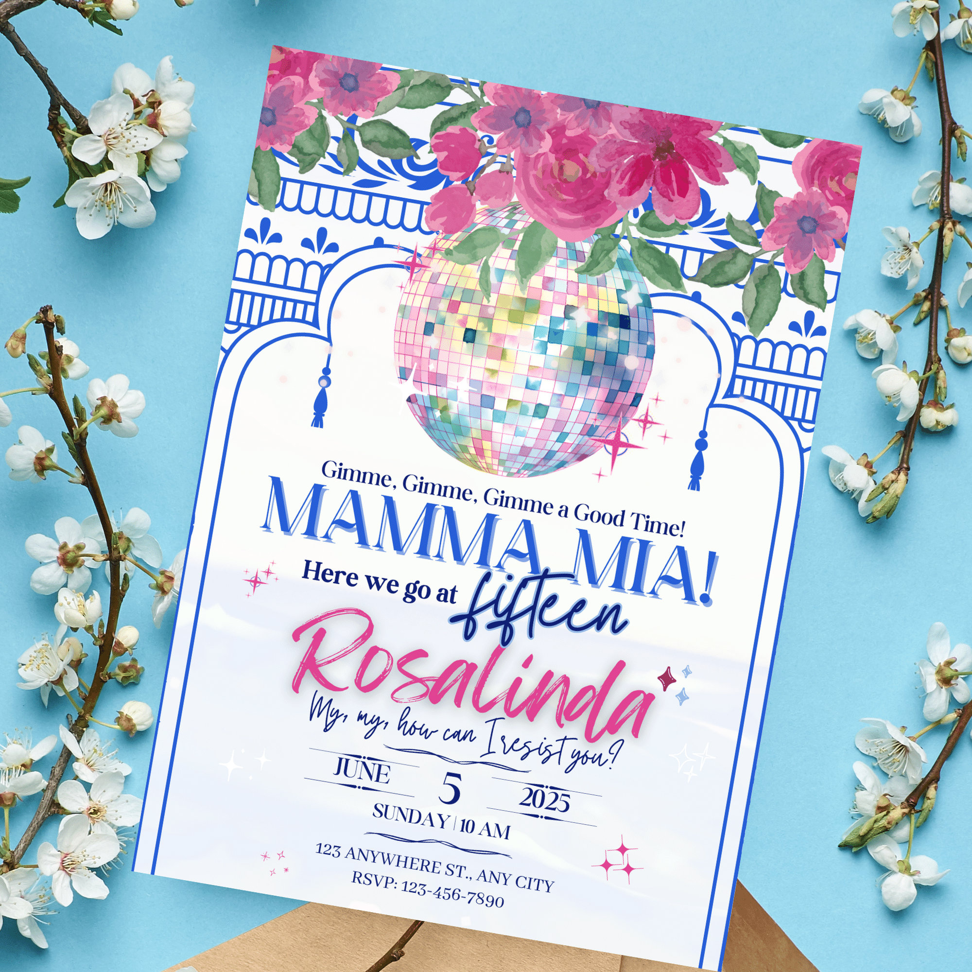 Mamma Mia Mamma Mia Invite Template Quinceanera Invitations Template Mamma Mia Mamma Mia Invite Template Quinceanera Invitations Template