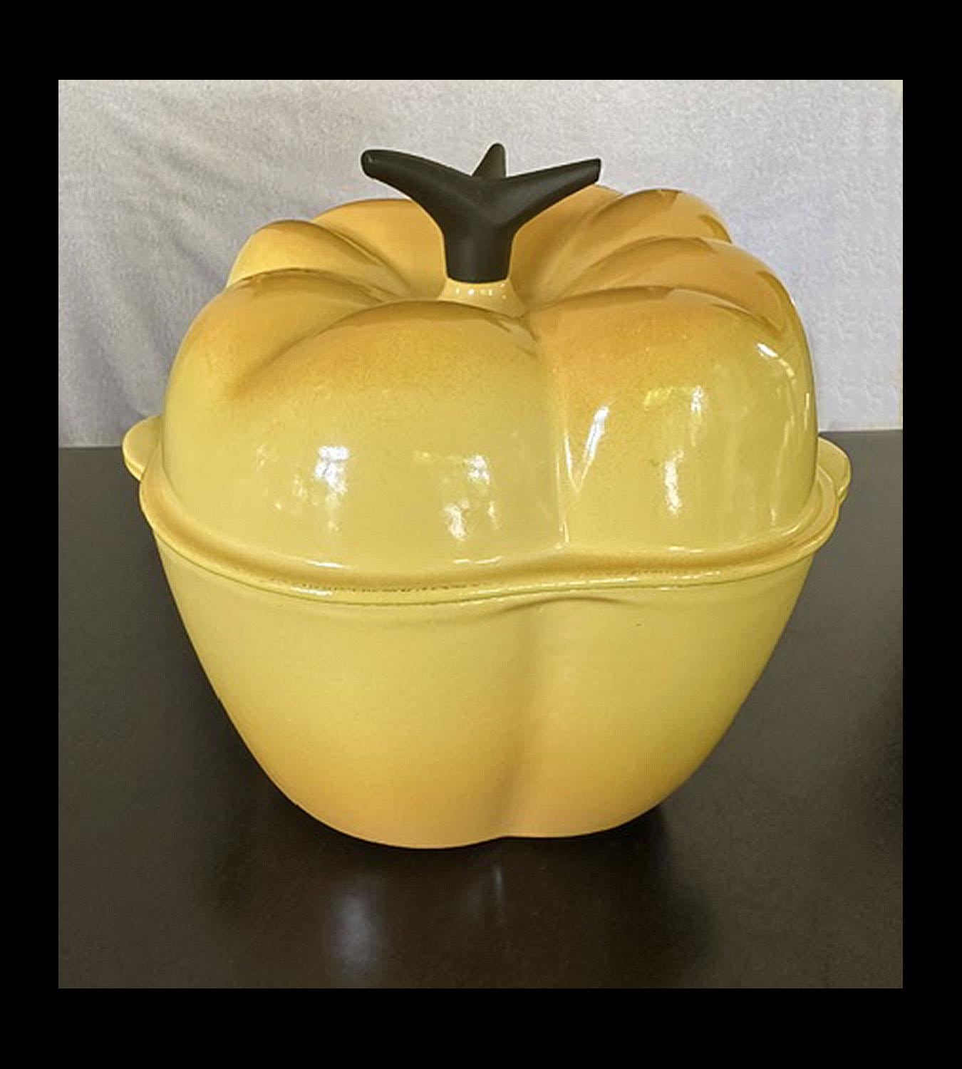 Vintage Yellow Le Creuset - Etsy