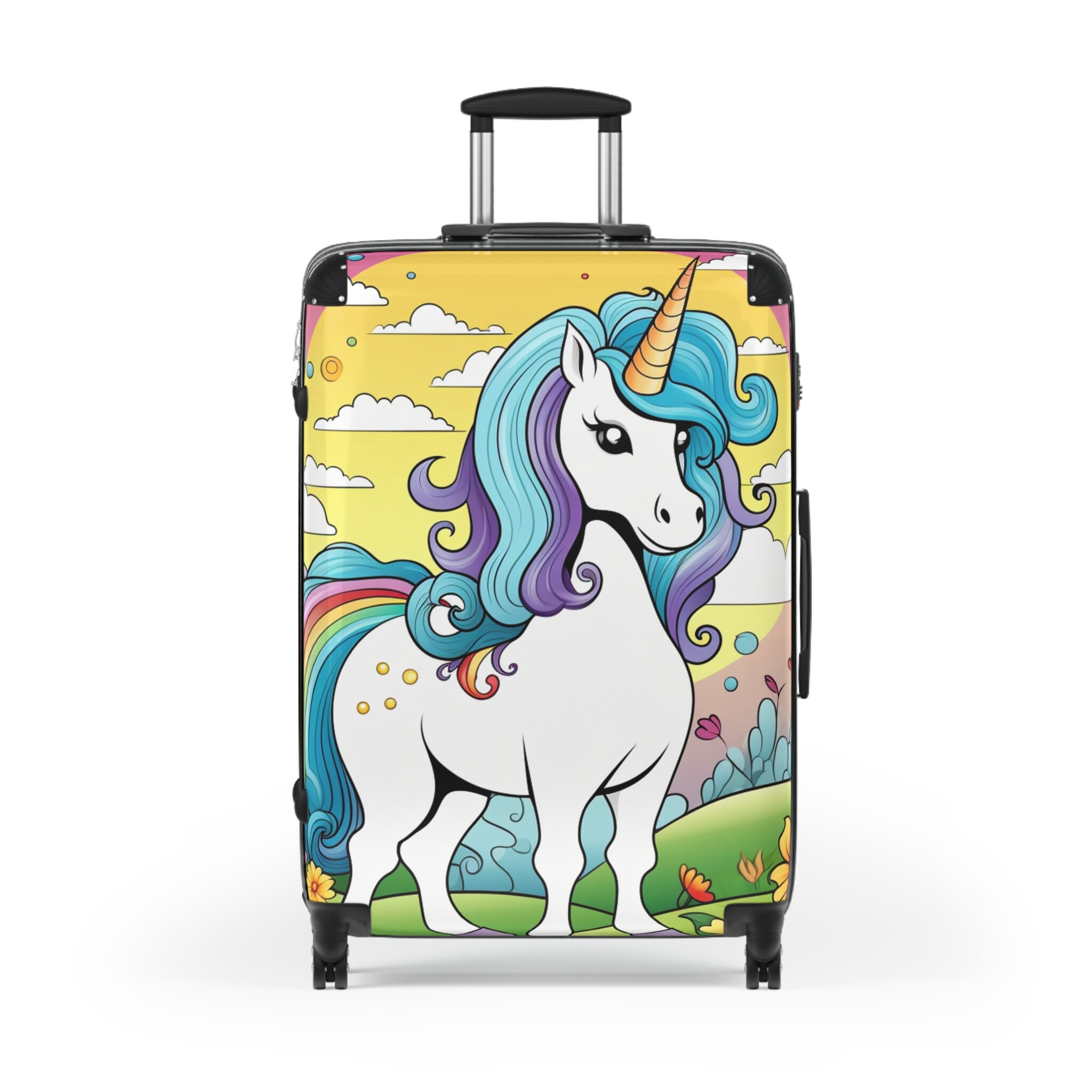 Cute Unicorn Vacation Suitcase