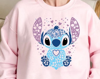 Stitch Sweatshirt,Stitch Party Shirt,Disney Kids Shirt,Disneyland Trip T-Shirt,Disney World Tee,Stitch Lilo Cartoon Shirt,Disney Sweatshirt