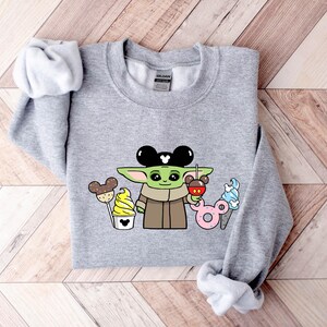 Star Wars Shirt,Baby Yoda Shirt,Star Wars Disney Sweater,Disney Family Vacation T-Shirt,Disney Trip Shirt,Star Wars Yoda Tee,Disneyworld Tee image 3