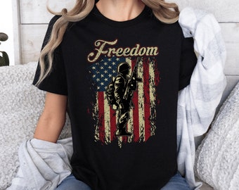 Freedom Tshirt, Memorial Day Tshirt, American Flag Tshirt , 4th of July Tshirt, Veterans Day Tshirt, Happy Memorial Day Tee,