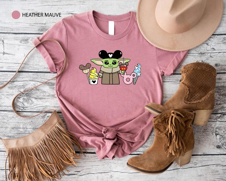 Star Wars Shirt,Baby Yoda Shirt,Star Wars Disney Sweater,Disney Family Vacation T-Shirt,Disney Trip Shirt,Star Wars Yoda Tee,Disneyworld Tee image 5