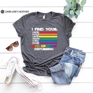 LGBT Star Wars Pride T-Shirt: Lightsaber Rainbow Flags, Pride Month Tee image 2