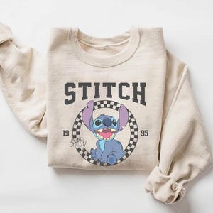 Retro Lilo And Stitch Sweatshirt, Disneyland Vacation Tee image 1