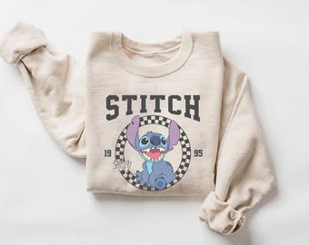 Retro Lilo And Stitch Sweatshirt, Disneyland Vacation Tee
