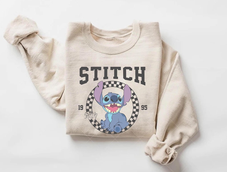 Retro Lilo And Stitch Sweatshirt, Disneyland Vacation Tee image 1