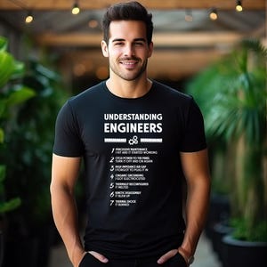 Funny Engineer Humor T-Shirt: Techie STEM Gift afbeelding 1