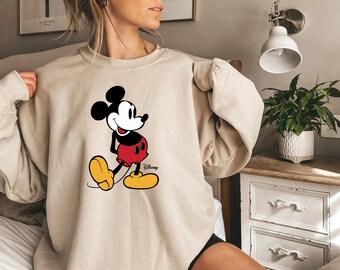 Classic Mickey Mouse Sweatshirt: Disneyland Vacation Shirt