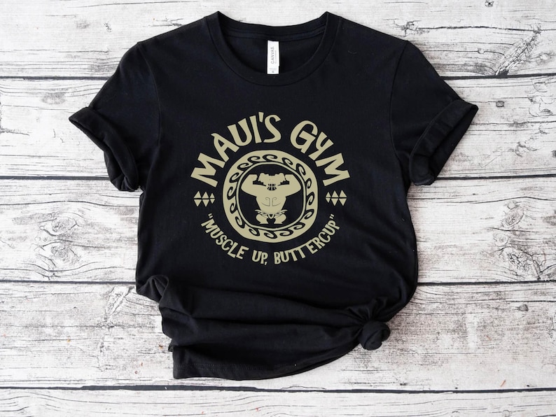 Maui's Gym T-Shirt: Moana Disneyland Vacation Tee image 1