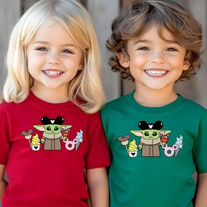 Star Wars Shirt,Baby Yoda Shirt,Star Wars Disney Sweater,Disney Family Vacation T-Shirt,Disney Trip Shirt,Star Wars Yoda Tee,Disneyworld Tee image 2